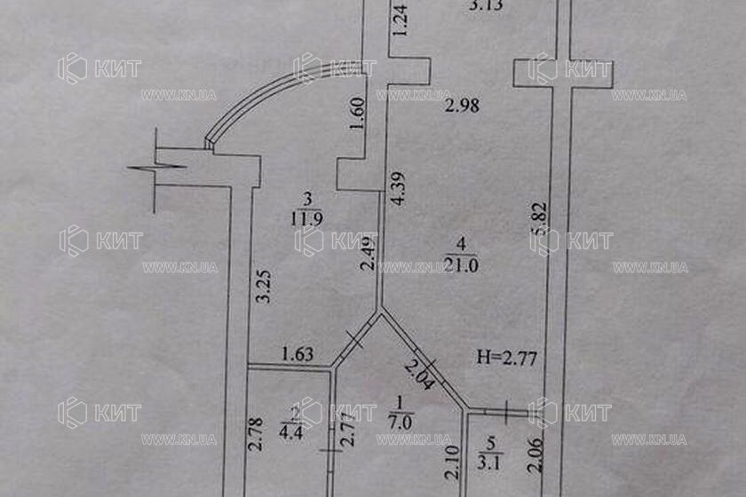 Продаж квартири Харків, ЮЖД, Центр. ринок, 47м²