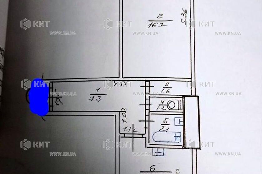 Продаж квартири Харків, Салтівка, 605 мрн., 38м²