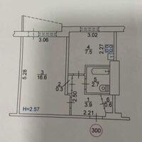 Продажа квартиры Харьков, Киевская, Гидропарк, 33.3м²