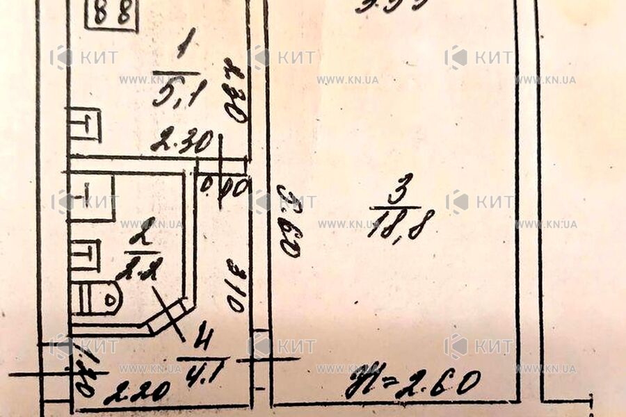 Продажа квартиры Харьков, Павлово Поле, 30.2м²