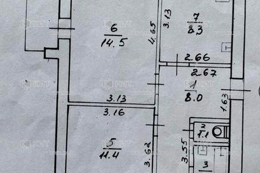 Продажа квартиры Харьков, Новые дома, 49м²