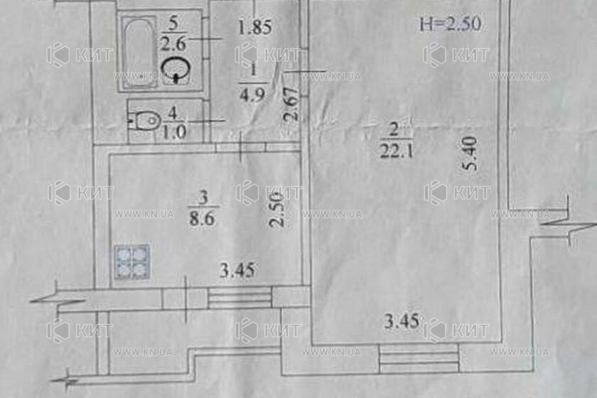 Продаж квартири Харків, МЖК Інтернаціоналіст, 46м²