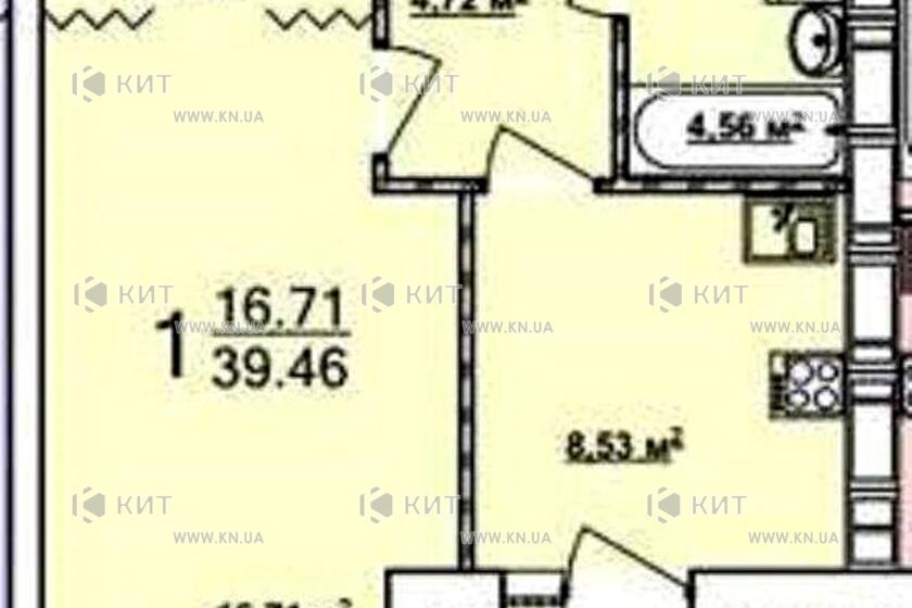 Продаж квартири Харків, ХТЗ, Рогань, 39м²