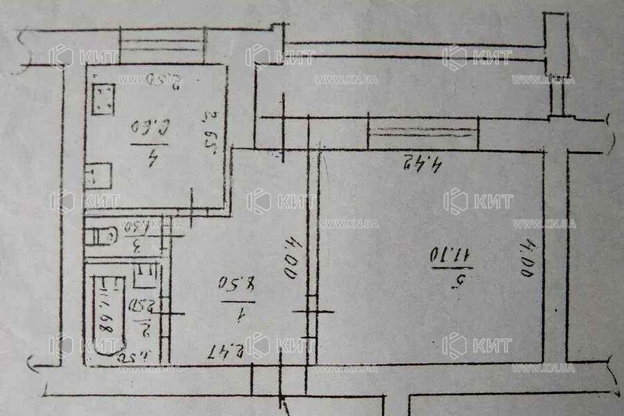 Продаж квартири Харків, Спорт.Гагар.Повст., 40м²