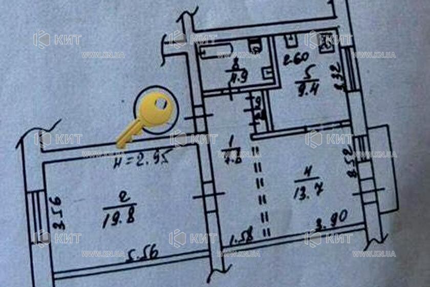 Продажа квартиры Харьков, Научная, 57.1м²
