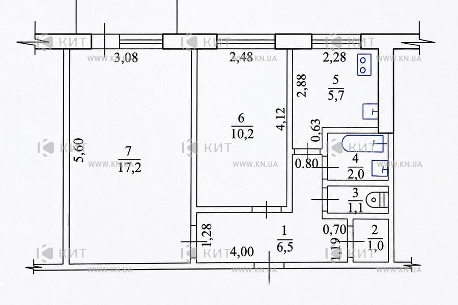 Продаж квартири Харків, Салтівка, 656 мрн., 46м²