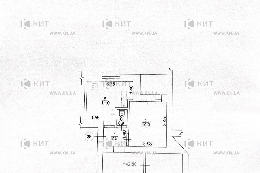 Продажа квартиры Харьков, Центр, 54.2м²