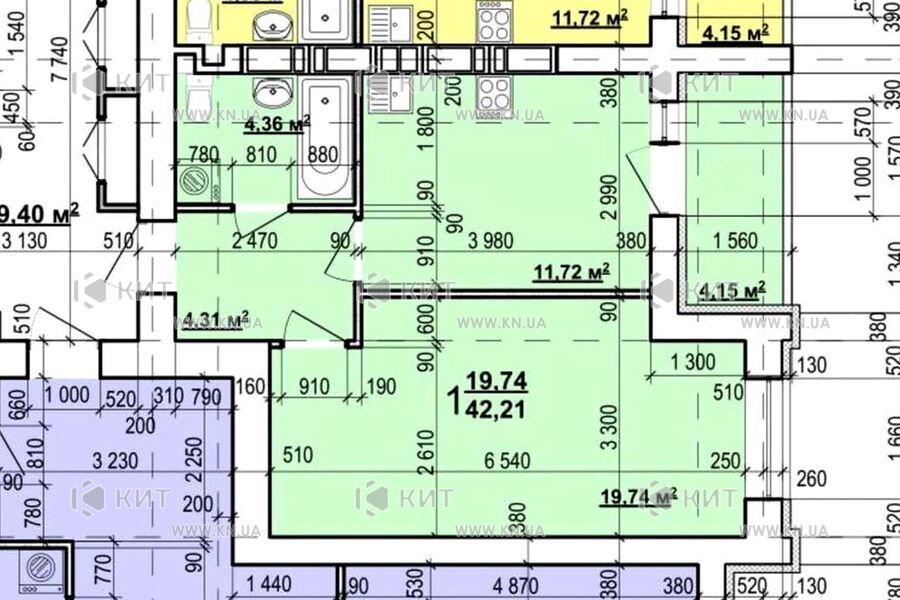 Продажа квартиры Харьков, ХТЗ, Рогань, 42м²
