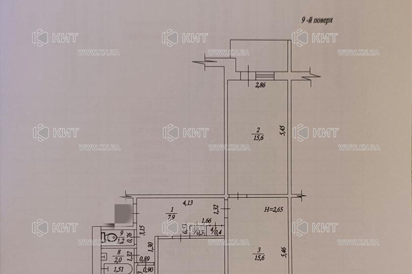 Продаж квартири Харків, Салтівка, 524 мрн., 67.6м²