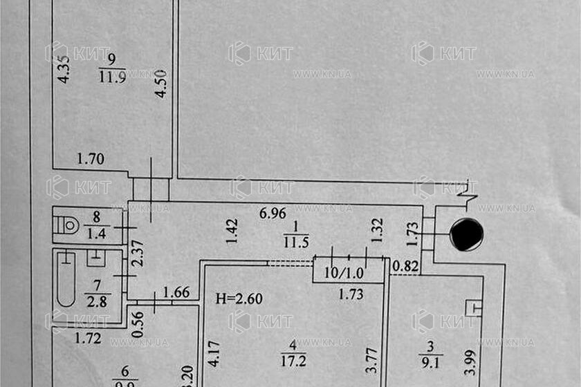 Продаж квартири Харків, Павлове Поле, 66м²