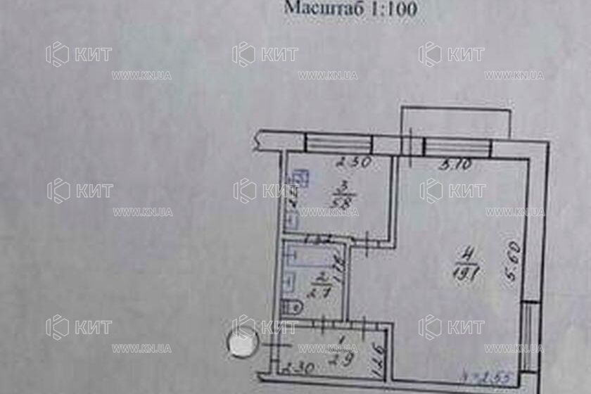 Продажа квартиры Харьков, ХТЗ, Рогань, 32м²