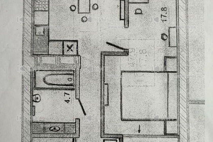 Продажа квартиры Харьков, Салтовка(Г.Труда,Студ.), 47.9м²