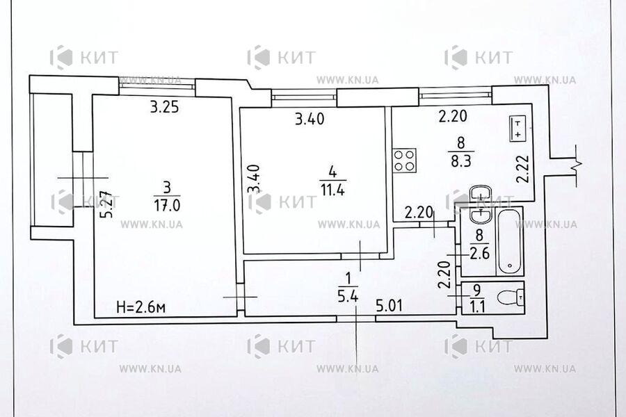 Продаж квартири Харків, Салтівка, 604 мрн., 50м²