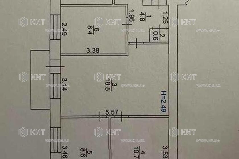 Продажа квартиры Харьков, Одесская, Основа, 62м²