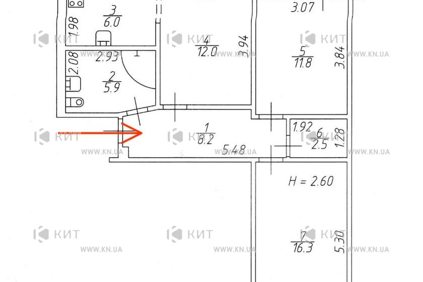 Продаж квартири Харків, Олексіївка, 65м²