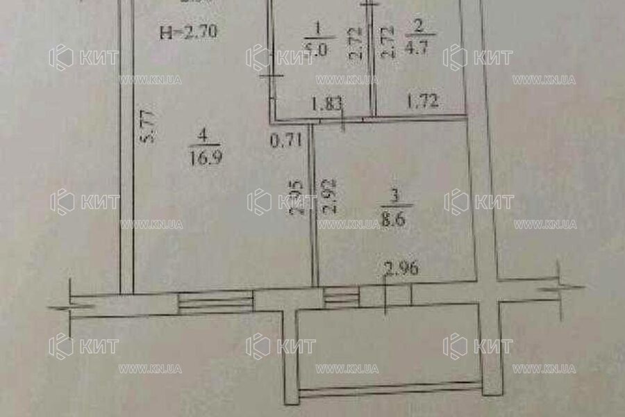 Продаж квартири Харків, Нові Дома, 37м²
