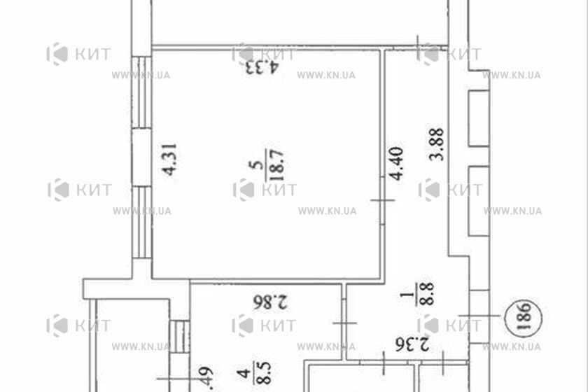 Продажа квартиры Харьков, Салтовка(Бараб.,Украина), 60.2м²