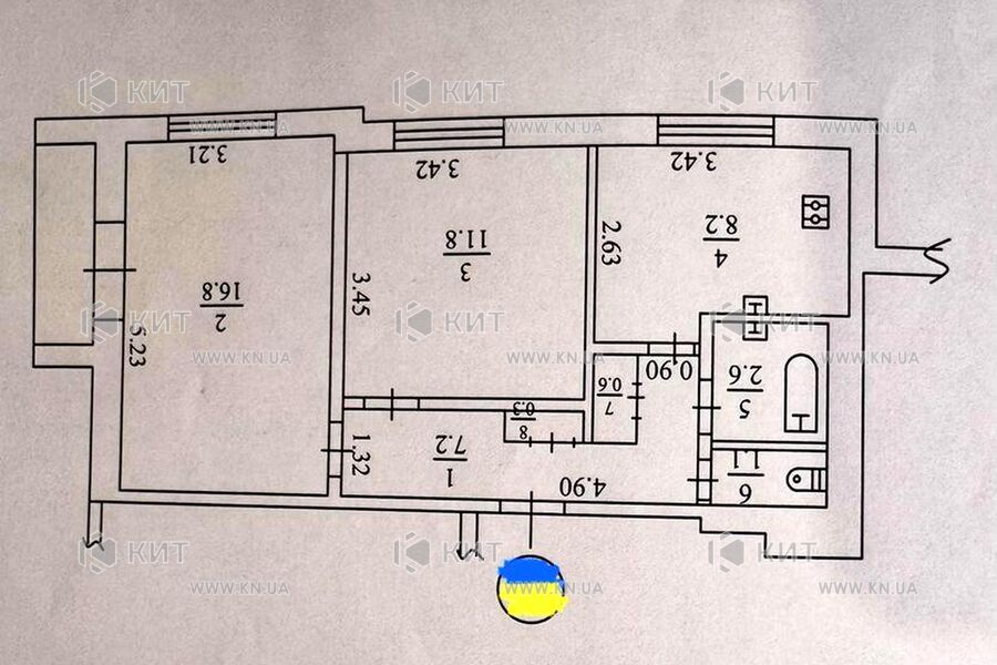 Продаж квартири Харків, Київська, Гідропарк, 50м²