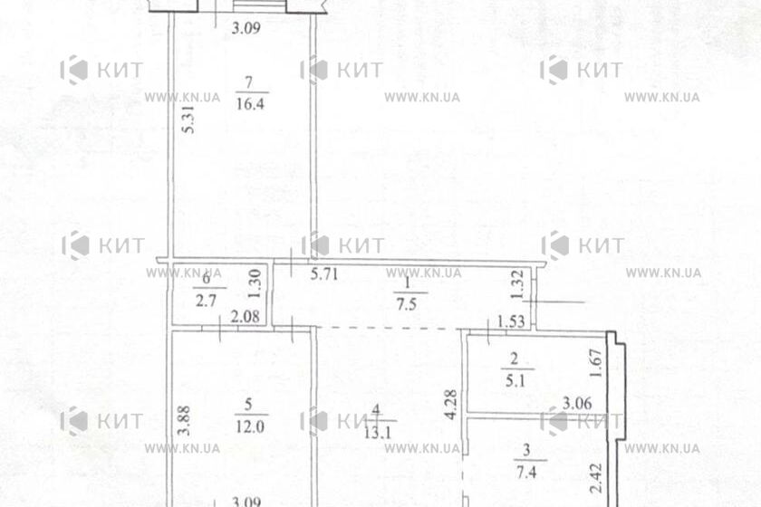 Продажа квартиры Харьков, Спортивная, Гагарина, Защитников, 65м²