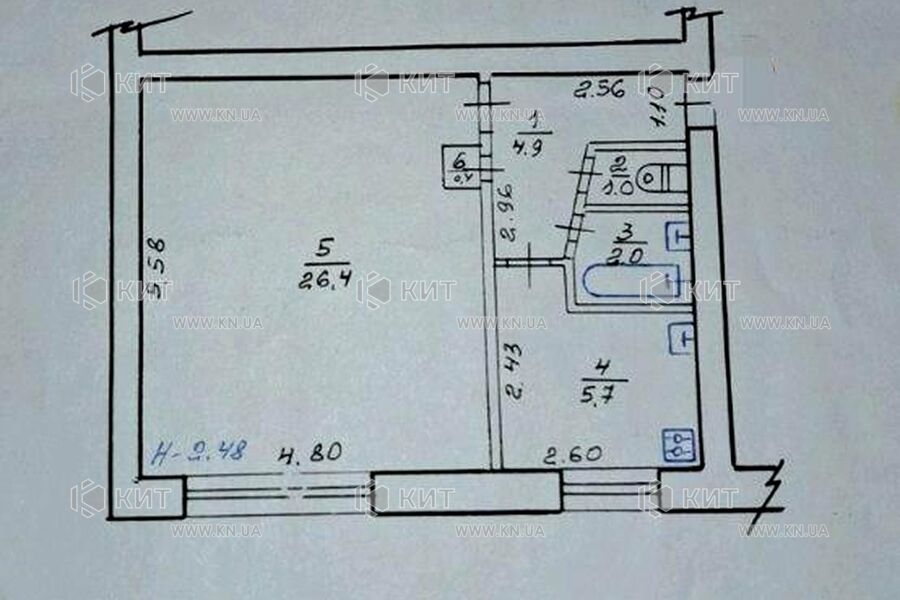 Продаж квартири Харків, Одеська, Основа, 40м²