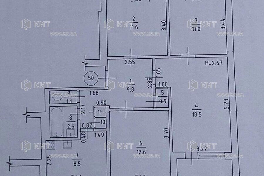 Продажа квартиры Харьков, Салтовка, 656 мрн., 86.6м²