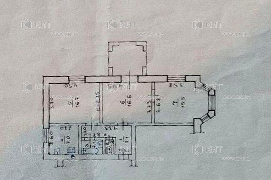 Продажа квартиры Харьков, Старая Салтовка, 70м²