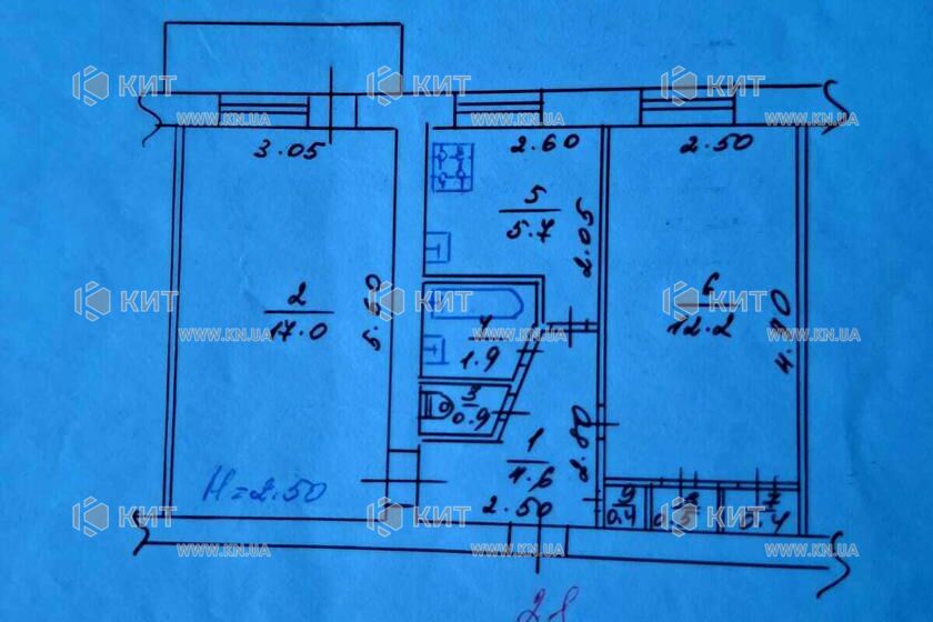 Продаж квартири Харків, Салтівка, 8 хлібзавод, 45м²