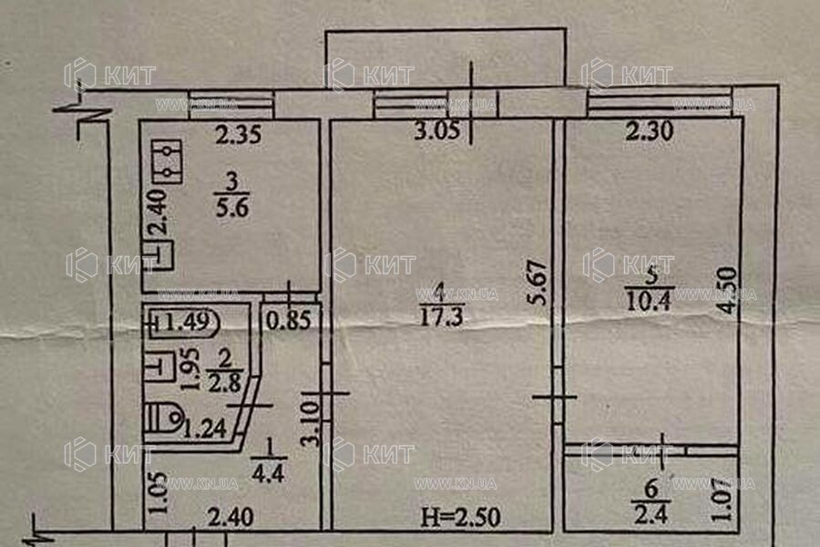 Продажа квартиры Харьков, Жуковского, Пятихатки, 44м²