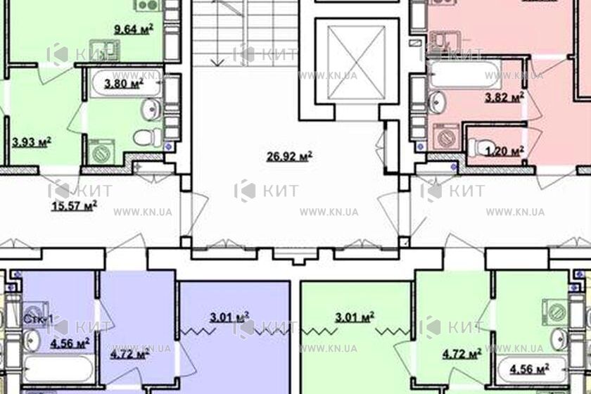 Продаж квартири Харків, ХТЗ, Рогань, 39.46м²