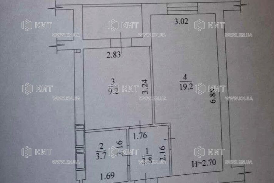 Продажа квартиры Харьков, Киевская, Гидропарк, 40м²