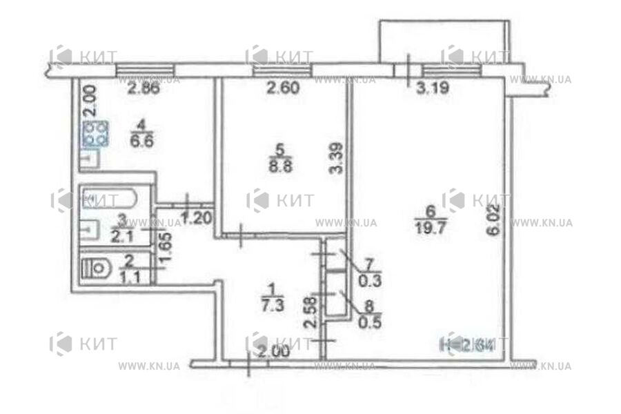 Продажа квартиры Харьков, Салтовка, 522 мрн., 49м²