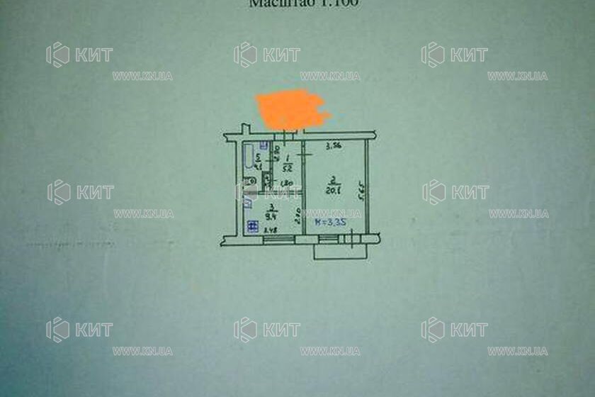 Продажа квартиры Харьков, ЮЖД, Центр. рынок, 41м²