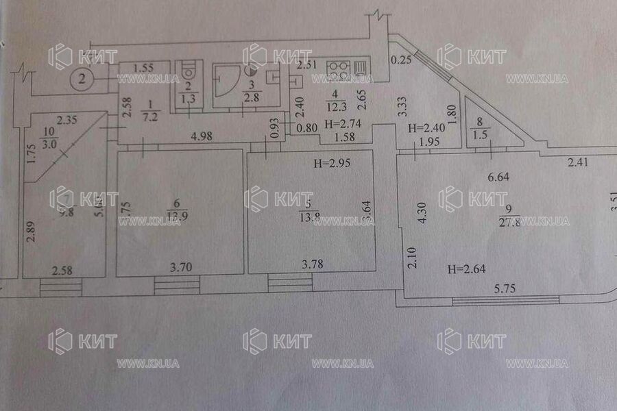 Продажа квартиры Харьков, Павлово Поле, 93м²