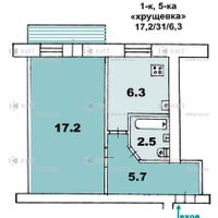 Продажа квартиры Харьков, Салтовка, 603 мрн., 31м²