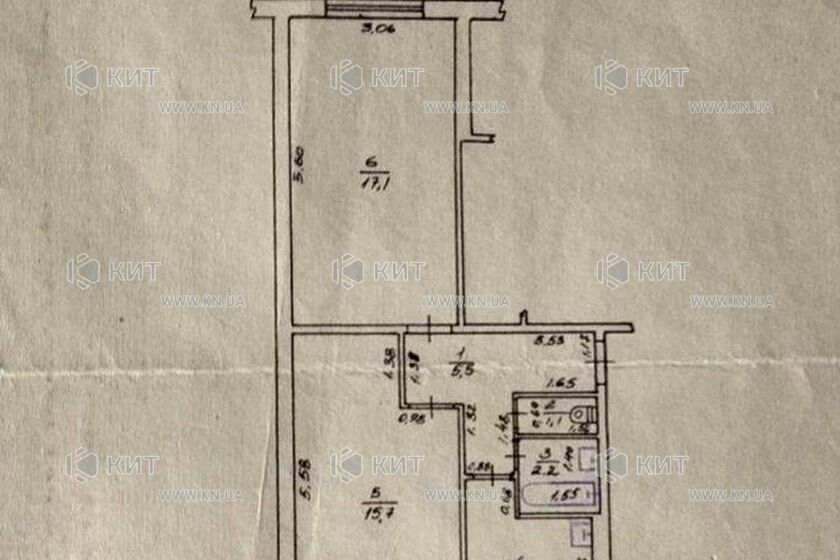 Продаж квартири Харків, Нові Дома, 47м²