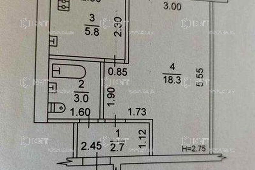 Продажа квартиры Харьков, Одесская, Основа, 31м²