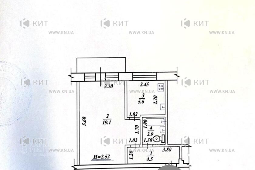 Продажа квартиры Харьков, Новые дома, 32.9м²