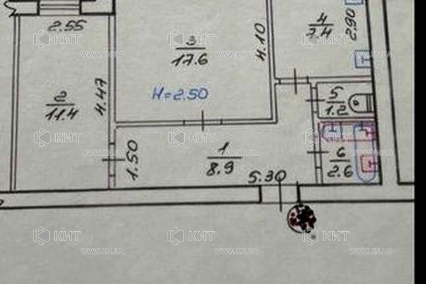 Продажа квартиры Харьков, Спортивная, Гагарина, Защитников, 50.7м²