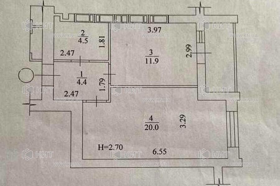 Продажа квартиры Харьков, ХТЗ, Рогань, 43м²