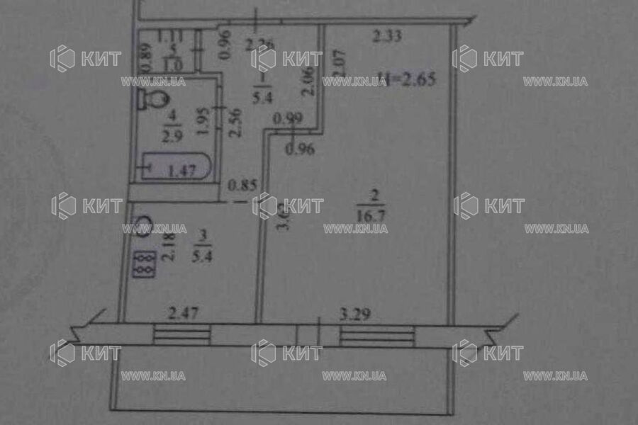 Продаж квартири Харків, ХТЗ, Рогань, 38м²