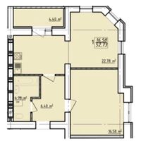 Продажа квартиры Харьков, Спортивная, Гагарина, Защитников, 56м²