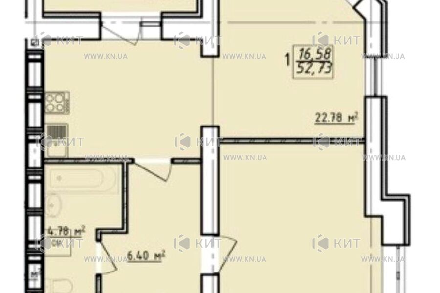 Продажа квартиры Харьков, Спортивная, Гагарина, Защитников, 56м²