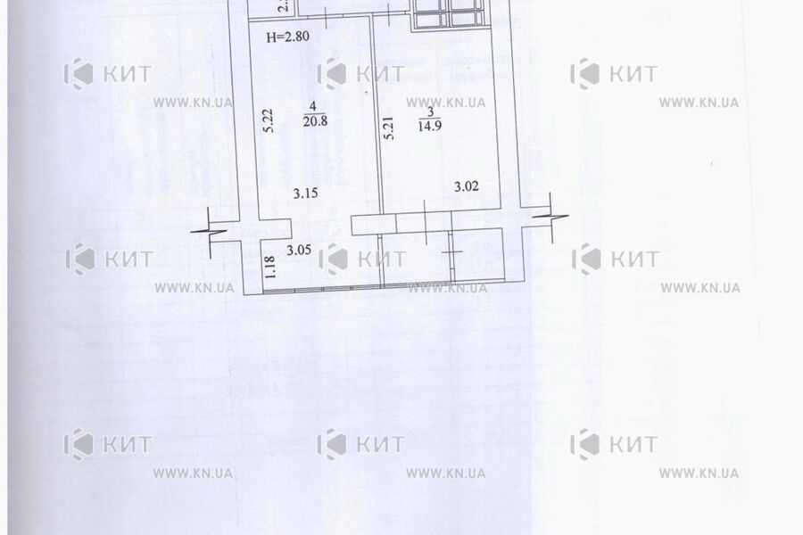 Продаж квартири Харків, Наукова, 51.12м²