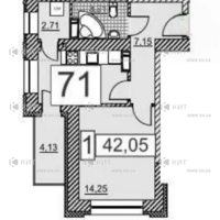 Продажа квартиры Харьков, Холодная гора, 42м²