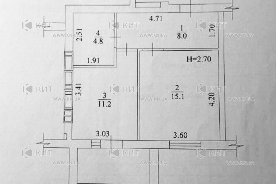 Продаж квартири Харків, Холодна Гора, 41.73м²