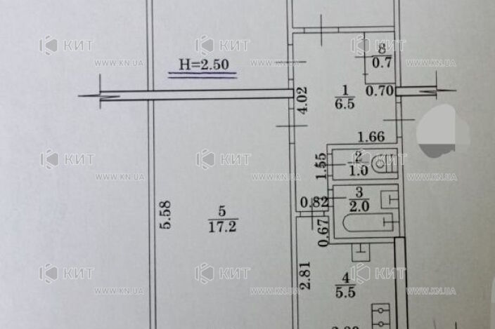 Продаж квартири Харків, Салтівка, 606 мрн., 62м²