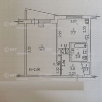 Продаж квартири Харків, Салтівка, 533 мрн., 33м²