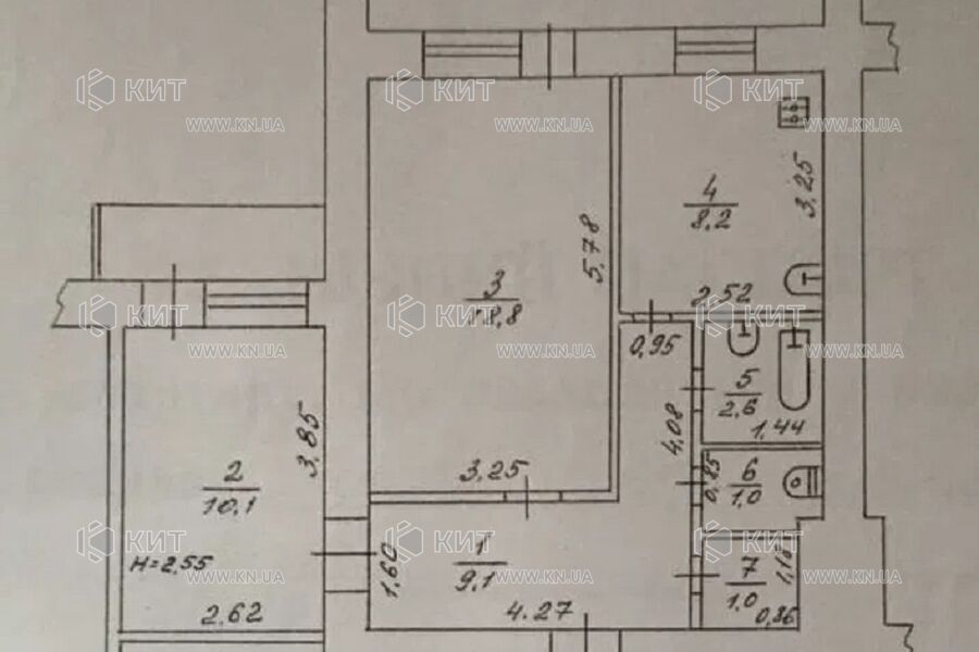 Продажа квартиры Харьков, Гагарина, 56м²