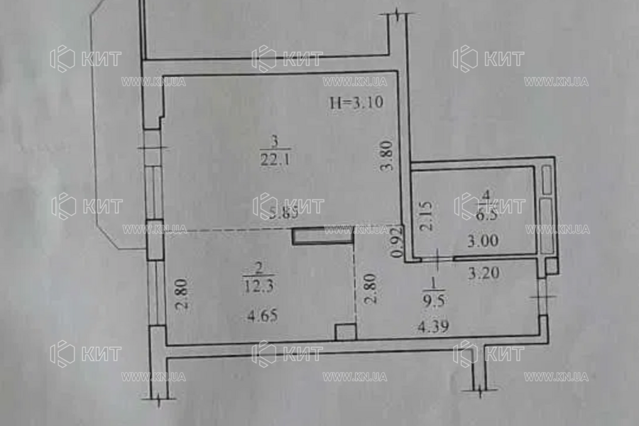 Продаж квартири Харків, Павлове Поле, 55м²