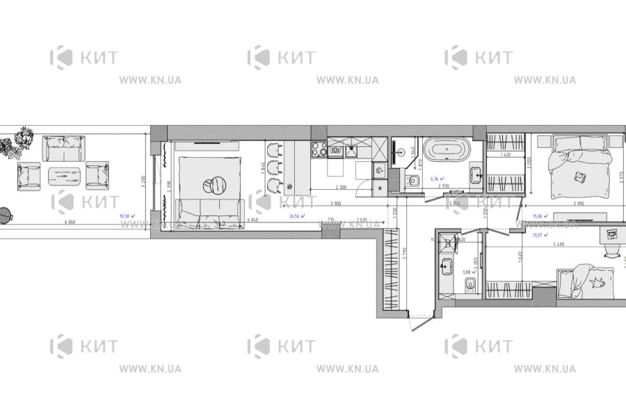 Продажа квартиры Харьков, Центр, 75м²